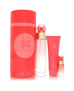 Perry Ellis 360 Coral by Perry Ellis Gift Set -- 3.4 oz Eau de Parfum Spray + .25 oz Mini EDP Spray + 3 oz Shower Gel (Women) Perry Ellis 360 Coral by Perry Ellis Gift Set -- 3.4 oz Eau de Parfum Spray + .25 oz Mini EDP Spray + 3 oz Shower Gel (Women)