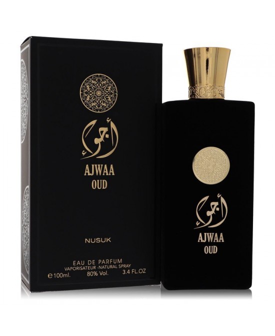Ajwaa Oud by Nusuk Eau De Parfum Spray (Unisex) 3.4 oz (Men)