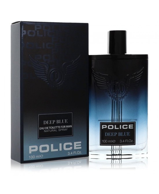 Police Deep Blue by Police Colognes Eau De Toilette Spray 3.4 oz (Men)