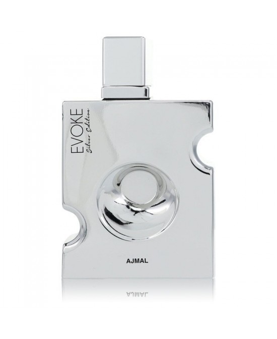 Ajmal Evoke Silver Edition by Ajmal Eau De Parfum Spray (unboxed) 3 oz (Men)
