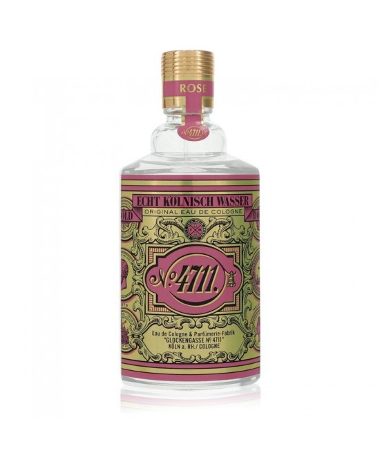 4711 Floral Collection Rose by 4711 Eau De Cologne Spray (Unisex Unboxed) 3.4 oz (Men)