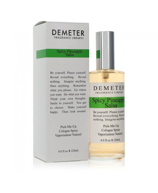 Demeter Spicy Pineapple Salsa by Demeter Cologne Spray (Unisex) 4 oz (Men)