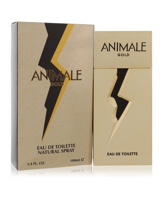Animale Gold by Animale Eau De Toilette Spray 3.4 oz (Men)