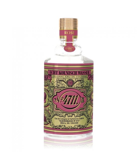 4711 Floral Collection Rose by 4711 Eau De Cologne Spray (Unisex Tester) 3.4 oz (Men)