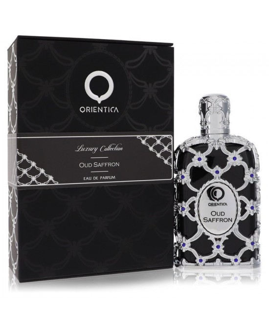 Orientica Oud Saffron by Al Haramain Eau De Parfum Spray (Unisex) 2.7 oz (Men)