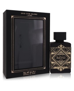 Lattafa Oud For Glory Badee Al Oud by Lattafa Eau De Parfum Spray (Unisex) 3.4 oz (Women)