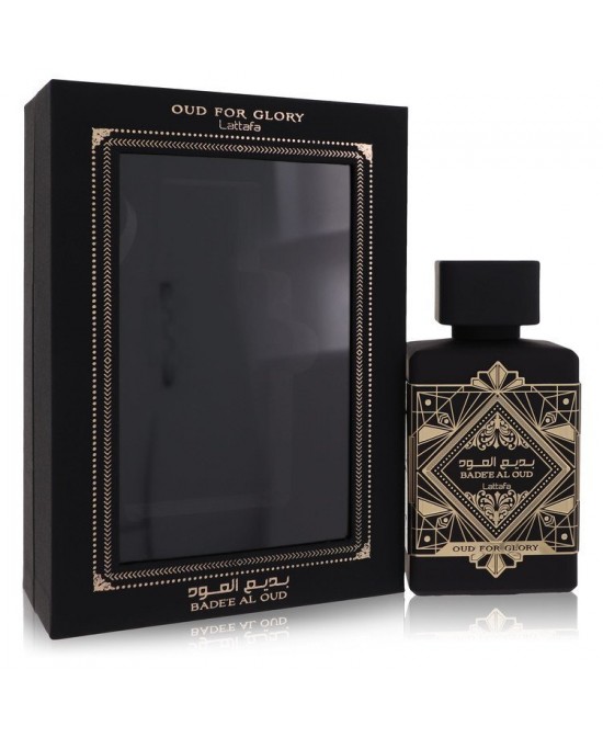 Lattafa Oud For Glory Badee Al Oud by Lattafa Eau De Parfum Spray (Unisex) 3.4 oz (Women)