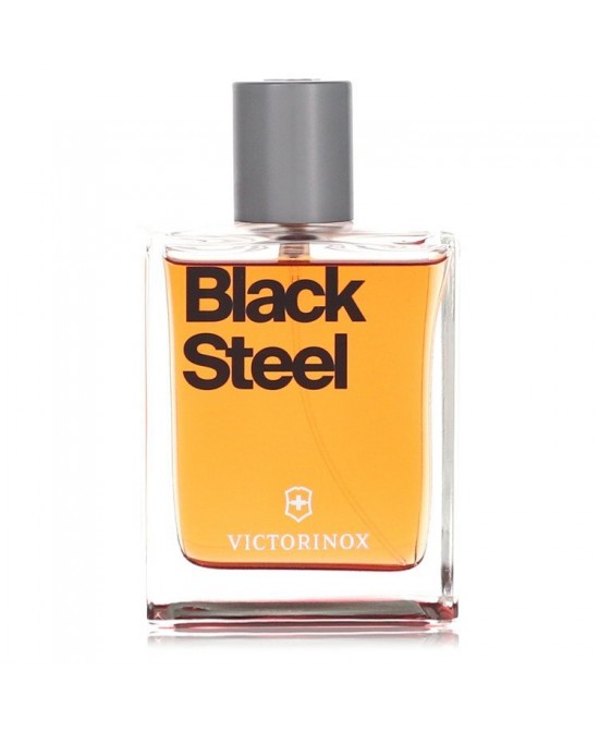 Victorinox Black Steel by Victorinox Eau De Toilette Spray (Unboxed) 3.4 oz (Men)