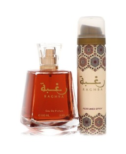Lattafa Raghba by Lattafa Eau De Parfum Spray Plus 1.7 Oz Deodorant Spray (Unboxed) 3.4 oz (Men)