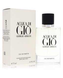Acqua Di Gio by Giorgio Armani Eau De Parfum Refillable Spray 2.5 oz (Men)
