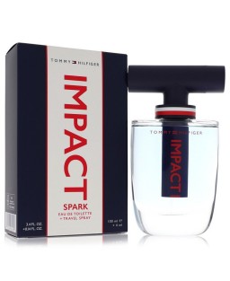 Tommy Hilfiger Impact Spark by Tommy Hilfiger Eau De Toilette Spray 3.4 oz 3.4 oz Eau De Toilette + .14 oz Travel EDT Spray (Men)