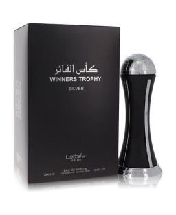 Lattafa Pride Winners Trophy Silver by Lattafa Eau De Parfum Spray 3.4 oz (Men)