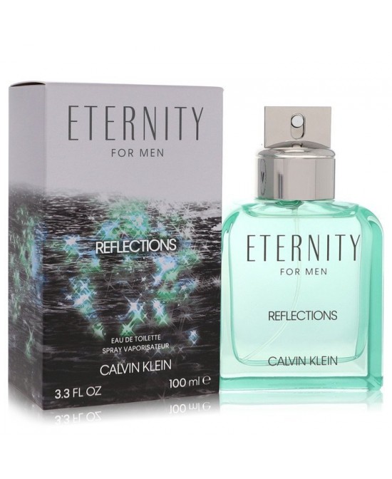 Eternity Reflections by Calvin Klein Eau De Toilette Spray 3.4 oz (Men)