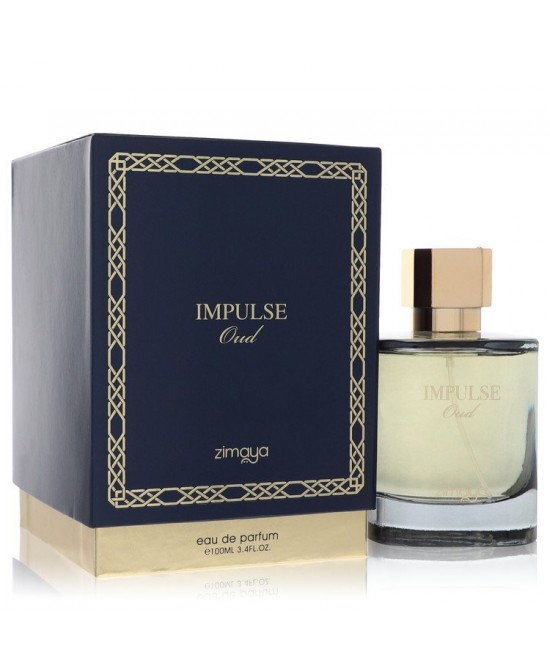 Afnan Zimaya Impulse Oud by Afnan Eau De Parfum Spray (Unisex) 3.4 oz (Men)