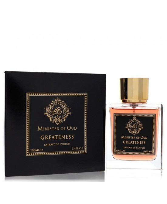 Minister of Oud Greatness by Fragrance World Extrait de Parfum Spray 3.4 oz (Men)