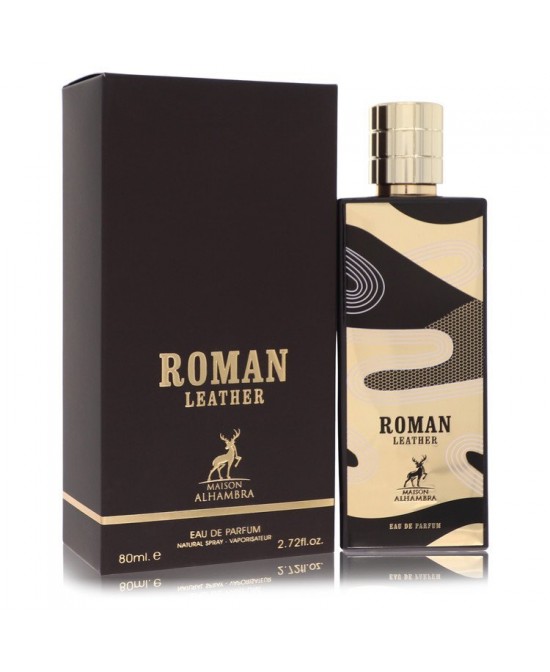 Maison Alhambra Roman Leather by Maison Alhambra Eau De Parfum Spray (Unisex) 2.7 oz (Men)