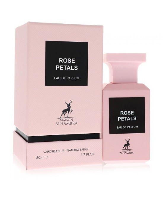 Maison Alhambra Rose Petals by Maison Alhambra Eau De Parfum Spray 2.7 oz (Women)