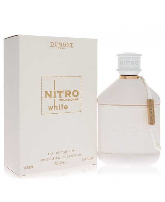Dumont Nitro White by Dumont Paris Eau De Parfum Spray 3.4 oz (Men)