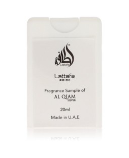 Lattafa Pride Al Qiam Silver by Lattafa Eau De Parfum Spray (Unisex Tester) .68 oz (Men)