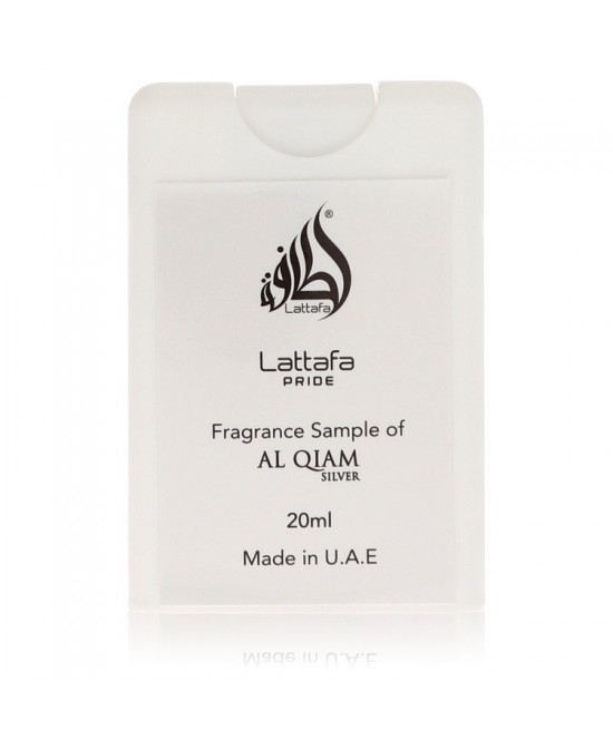 Lattafa Pride Al Qiam Silver by Lattafa Eau De Parfum Spray (Unisex Tester) .68 oz (Men)