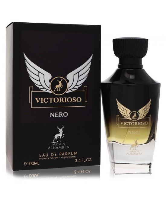 Maison Alhambra Victorioso Nero by Maison Alhambra Eau De Parfum Spray 3.4 oz (Men)