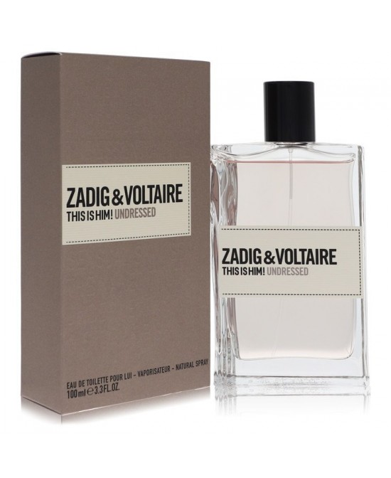This Is Him Undressed by Zadig & Voltaire Eau De Toilette Spray 3.3 oz (Men)