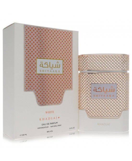 Khadlaj Shiyaaka White by Khadlaj Eau De Parfum Spray 3.4 oz (Men)