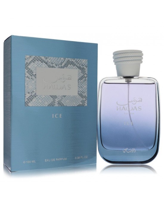 Hawas Ice by Rasasi Eau De Parfum Spray 3.3 oz (Men)