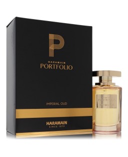 Al Haramain Portfolio Imperial Oud by Al Haramain Eau De Parfum Spray (Unisex) 2.5 oz (Men)