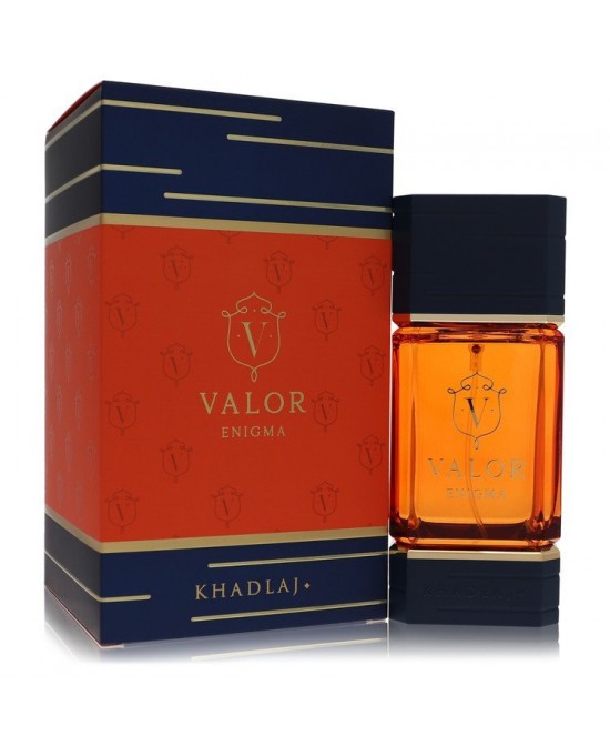 Khadlaj Valor Enigma by Khadlaj Eau De Parfum Spray 3.4 oz (Men)