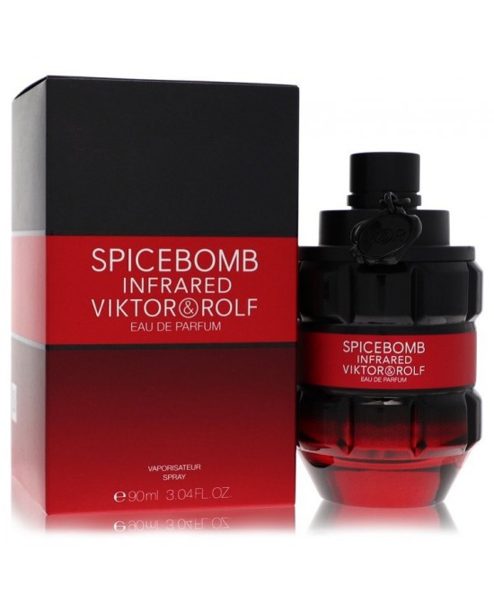 Spicebomb Infrared by Viktor & Rolf Eau De Parfum Spray 3 oz (Men) Spicebomb Infrared by Viktor & Rolf Eau De Parfum Spray 3 oz (Men)
