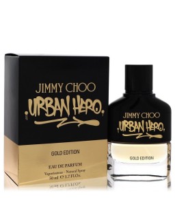 Jimmy Choo Urban Hero Gold Edition by Jimmy Choo Eau De Parfum Spray 1.7 oz (Men)