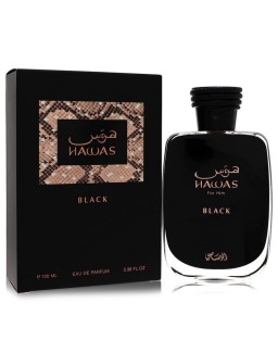 Hawas Black by Rasasi Eau De Parfum Spray 3.3 oz (Men) Hawas Black by Rasasi Eau De Parfum Spray 3.3 oz (Men)