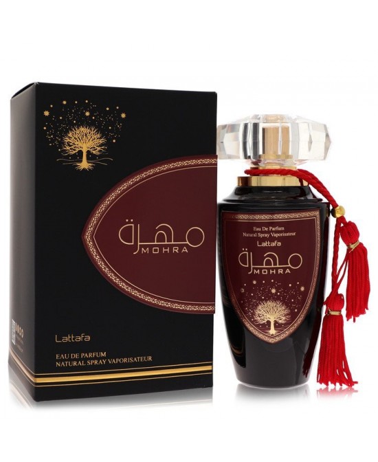 Lattafa Mohra by Lattafa Eau De Parfum Spray (Unisex) 3.4 oz (Men) Lattafa Mohra by Lattafa Eau De Parfum Spray (Unisex) 3.4 oz (Men)