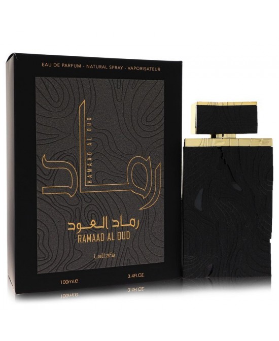 Lattafa Ramaad Al Oud by Lattafa Eau De Parfum Spray (Unisex) 3.4 oz (Men)