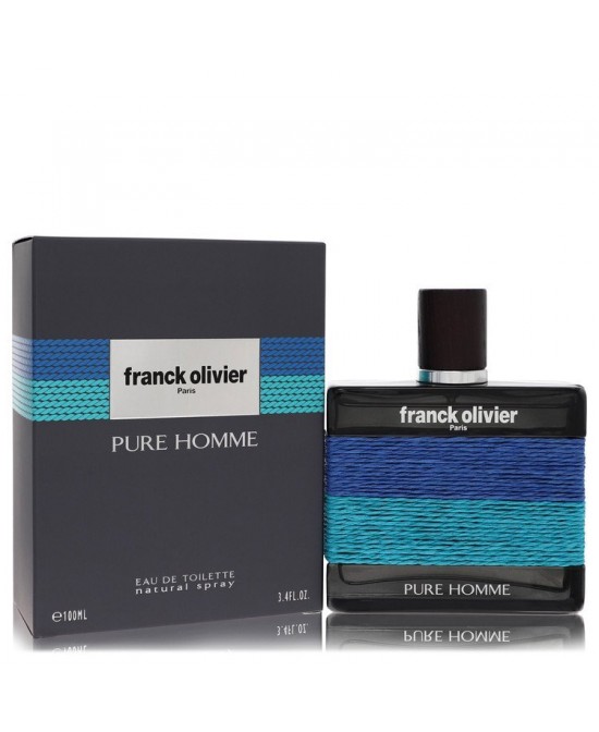 Franck Olivier Pure Homme by Franck Olivier Eau De Toilette Spray 3.4 oz (Men)