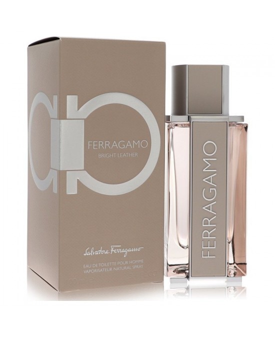 Salvatore Ferragamo Bright Leather by Salvatore Ferragamo Eau De Toilette Spray 3.4 oz (Men)