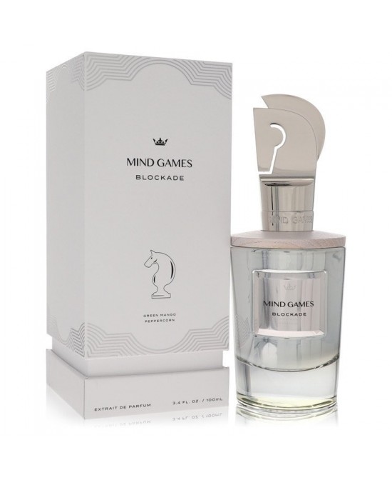Mind Games Blockade by Mind Games Extrait De Parfum Spray (Unisex) 3.4 oz (Men)
