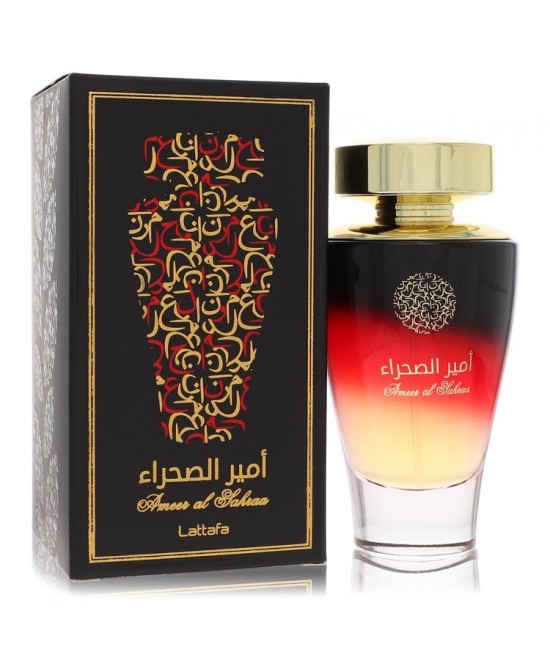 Lattafa Ameer Al Sahraa by Lattafa Eau De Parfum Spray (Unisex) 3.4 oz (Men) Lattafa Ameer Al Sahraa by Lattafa Eau De Parfum Spray (Unisex) 3.4 oz (Men)