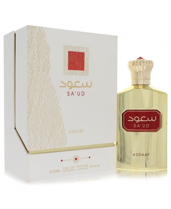 Lattafa Asdaaf Sa'ud by Lattafa Eau De Parfum Spray (Unisex) 3.4 oz (Women)