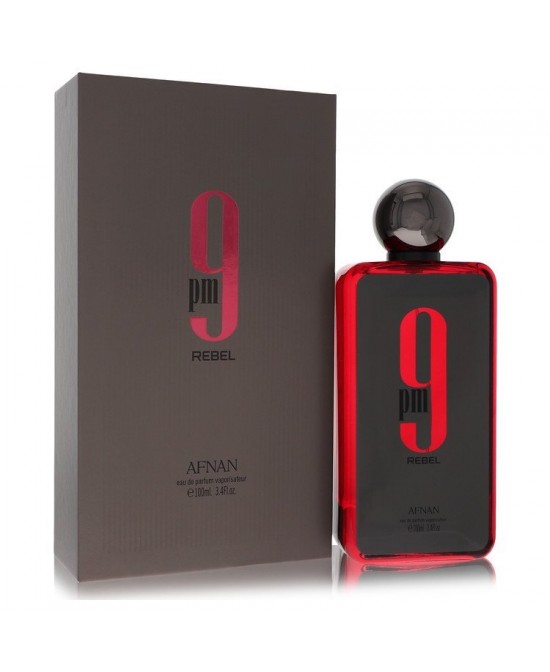 Afnan 9pm Rebel by Afnan Eau De Parfum Spray (Unisex) 3.4 oz (Men)