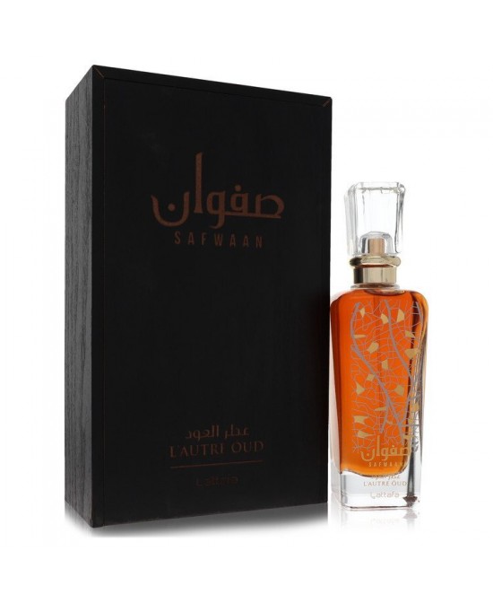 Lattafa Safwaan L'autre Oud by Lattafa Eau De Parfum Spray (Unisex) 3.4 oz (Men)