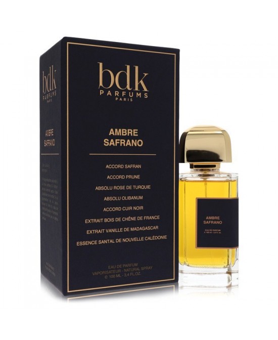 Bdk Ambre Safrano by Bdk Parfums Eau De Parfum Spray (Unisex) 3.4 oz (Men) Bdk Ambre Safrano by Bdk Parfums Eau De Parfum Spray (Unisex) 3.4 oz (Men)
