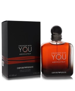 Stronger With You Absolutely by Giorgio Armani Eau De Parfum Spray 3.3 oz (Men)