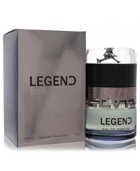 Elvis Presley Legend by Bellevue Brands Eau De Parfum Spray 3.4 oz (Men)