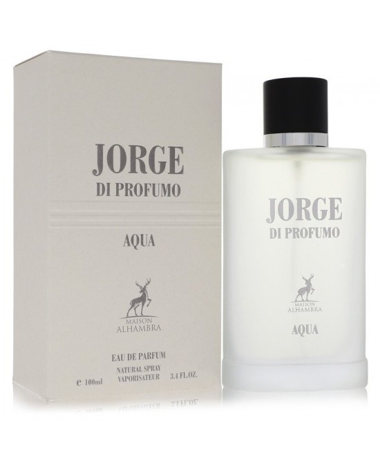 Maison Alhambra Jorge Di Profumo Aqua by Maison Alhambra Eau De Parfum Spray 3.4 oz (Men) Maison Alhambra Jorge Di Profumo Aqua by Maison Alhambra Eau De Parfum Spray 3.4 oz (Men)