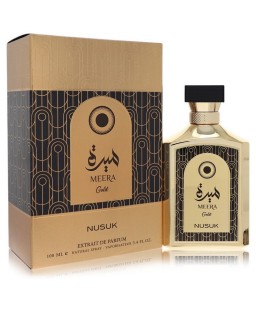 Nusuk Meera Gold by Nusuk Extrait De Parfum Spray (Unisex) 3.4 oz (Men)