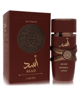 Lattafa Asad Bourbon by Lattafa Eau De Parfum Spray 3.4 oz (Men) Lattafa Asad Bourbon by Lattafa Eau De Parfum Spray 3.4 oz (Men)
