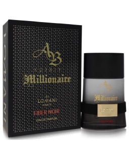 Ab Spirit Millionaire Fiber Noir by Lomani Eau De Parfum Spray 3.3 oz (Men)