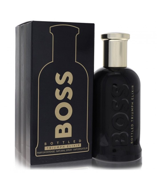 Boss Bottled Triumph Elixir by Hugo Boss Eau De Parfum Intense Spray 3.4 oz (Men)
